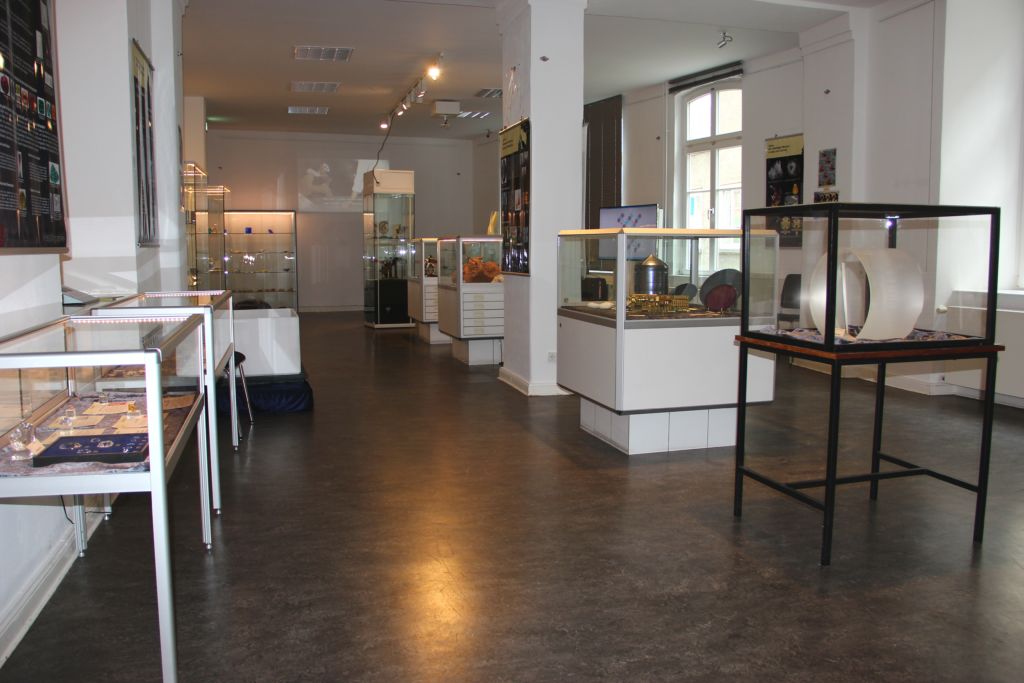 Blick in die Ausstellung KRIMI, September 2015, Haus der Wissenschaft Bremen